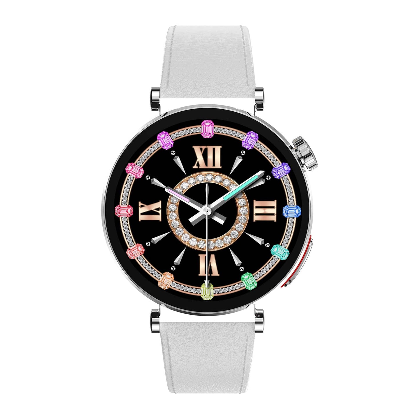 Zleganz Blutzucker Blutdruck Blutsauerstoffüberwachung Damen Smart Watch