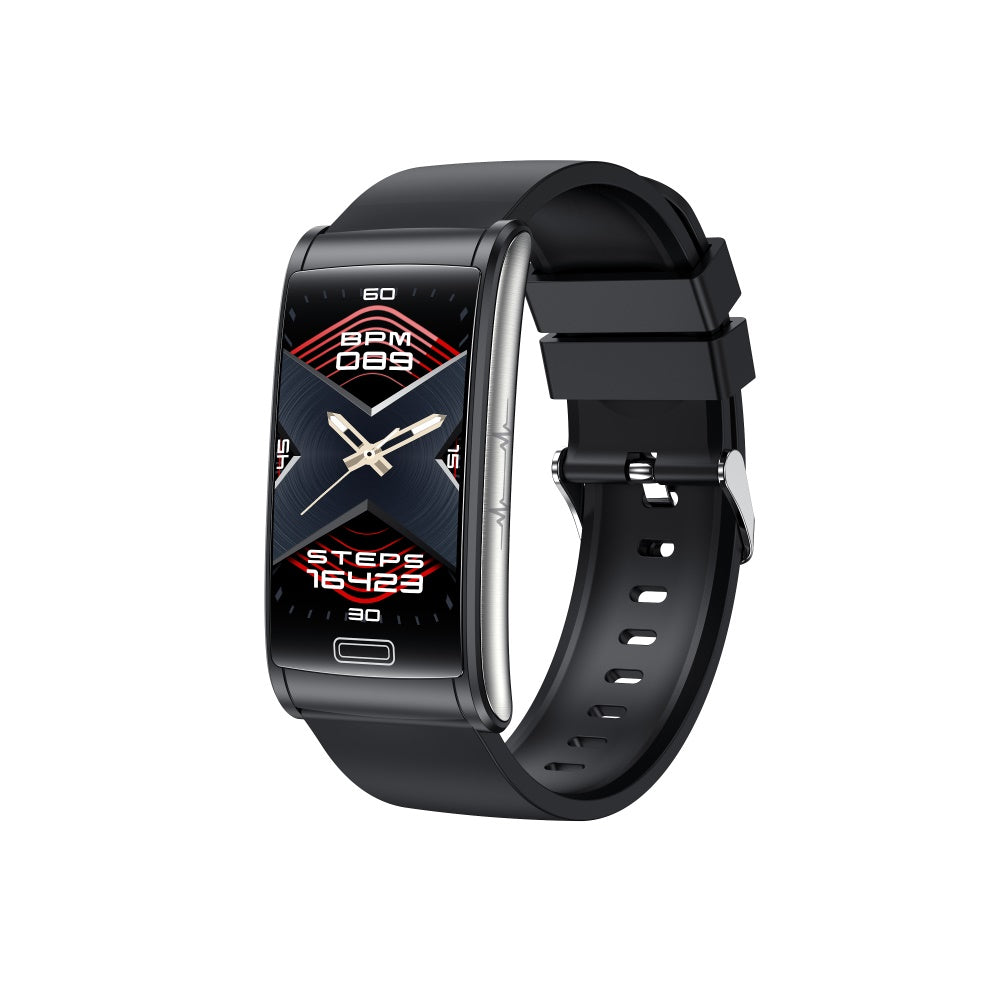 BCBEARSCOME BCE600 3-Kanal-EKG HRV Blutzucker Blutdruck Blutsauerstoff Schlaferkennung HD Bluetooth Smart Armband