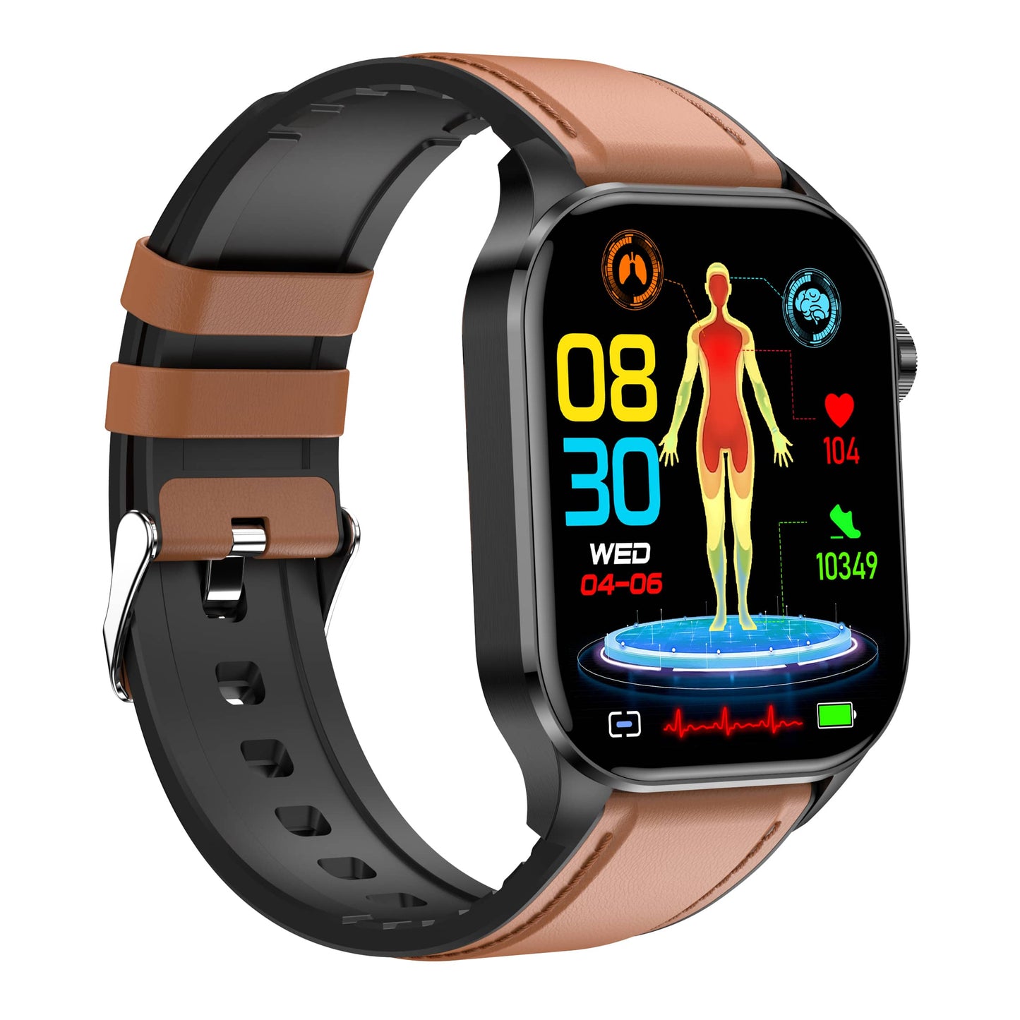 Zleganz EKG/EKG Blutzucker Blutdruck Anruf Intelligentes Gesundheitsmanagement Smart Watch