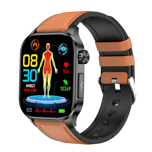 Zleganz EKG/EKG Blutzucker Blutdruck Anruf Intelligentes Gesundheitsmanagement Smart Watch