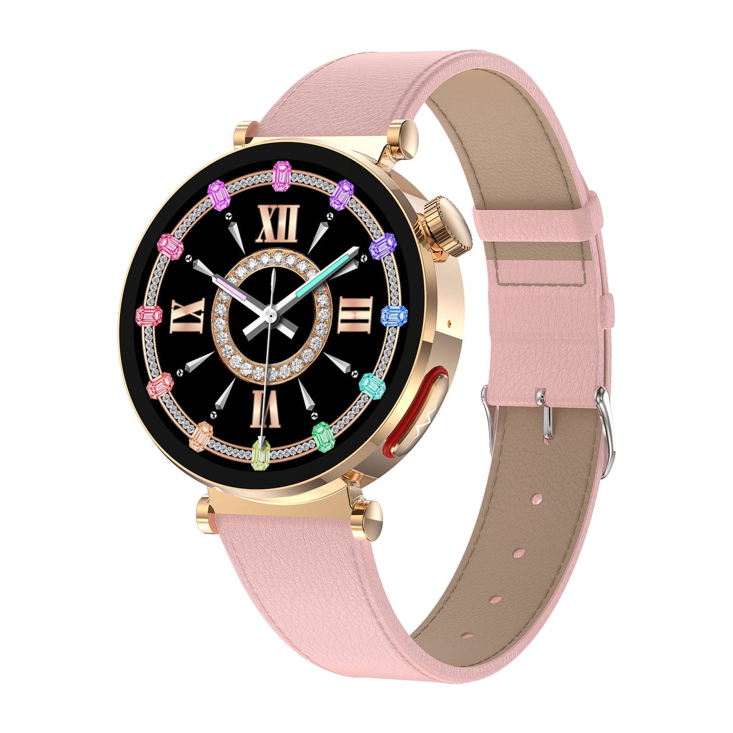 Zleganz Blutzucker Blutdruck Blutsauerstoffüberwachung Damen Smart Watch