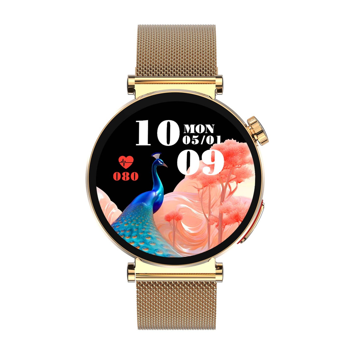 Zleganz Blutzucker Blutdruck Blutsauerstoffüberwachung Damen Smart Watch