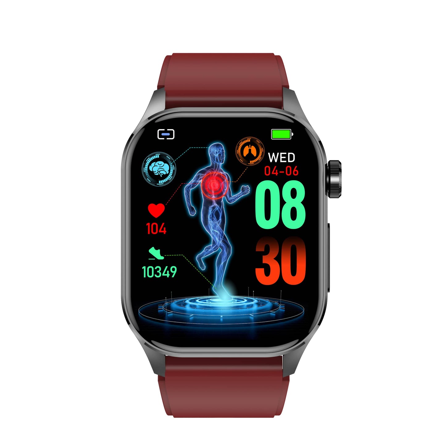 Zleganz EKG/EKG Blutzucker Blutdruck Anruf Intelligentes Gesundheitsmanagement Smart Watch