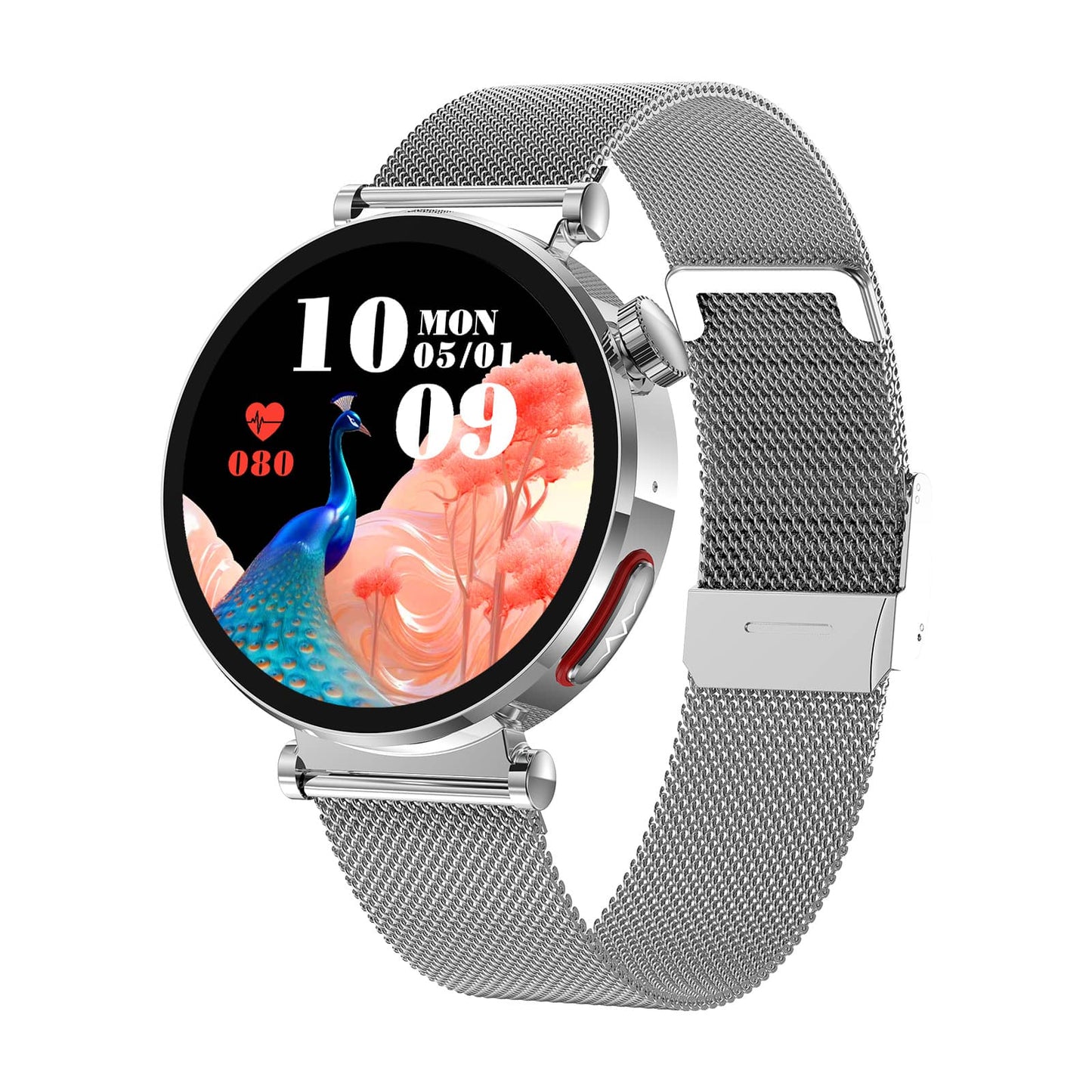 Zleganz Blutzucker Blutdruck Blutsauerstoffüberwachung Damen Smart Watch