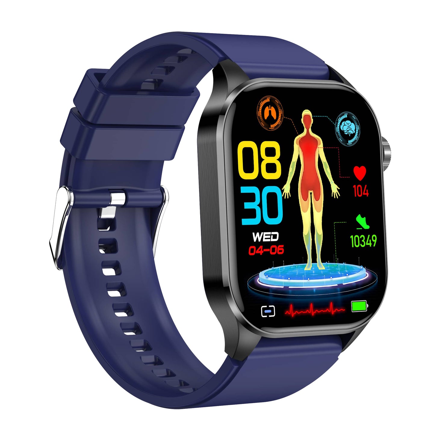 Zleganz EKG/EKG Blutzucker Blutdruck Anruf Intelligentes Gesundheitsmanagement Smart Watch