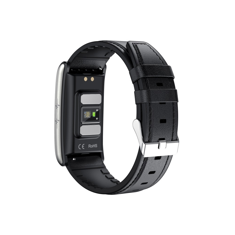 ZLEGANZ Smart Armband 3-Kanal-EKG Blutdruck Blutsauerstoff Blutzucker Schlaferkennung