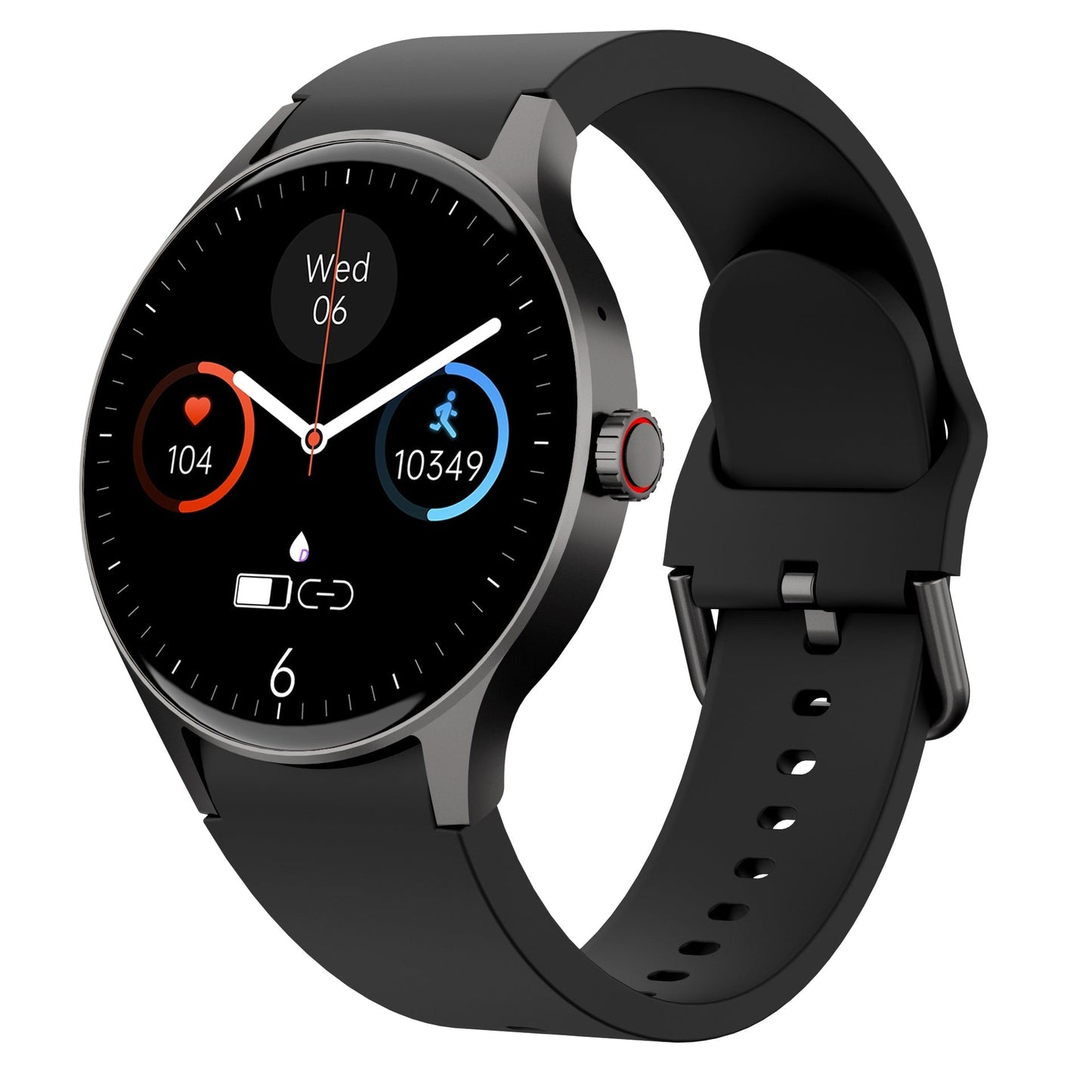 Zleganz 2025 Blutzucker Blutdruck Herzfrequenz Blutsauerstoff Schlafüberwachung Wasserdichte Smartwatch