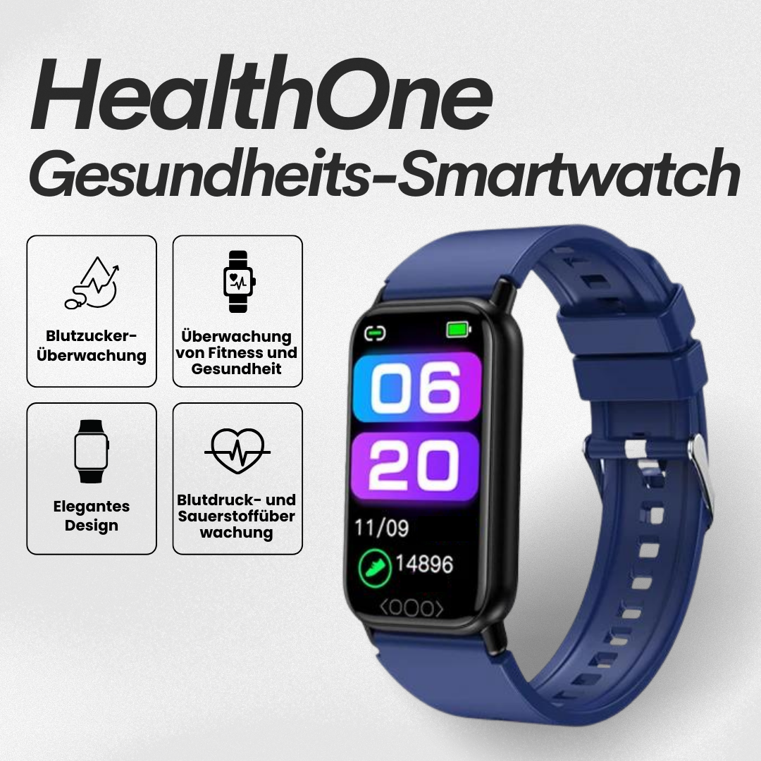 HealthOne - medizinische Smartwatch mit Echtzeit Blutzuckermessung - Original