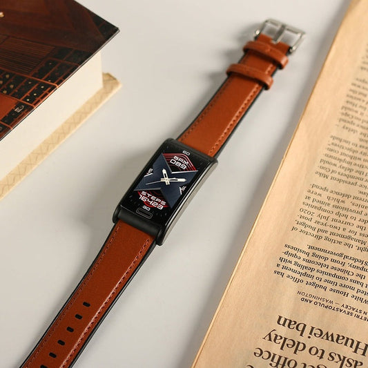 ZLEGANZ Smart Armband 3-Kanal-EKG Blutdruck Blutsauerstoff Blutzucker Schlaferkennung