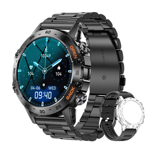 Luxus 1.39" Bluetooth Anruf Smartwatch Männer Sport Fitness Uhren | IP68 Wasserdichte Smartwatch für Xiaomi Android iOS K52 - Smartwatch, Sport, Fitness, wasserdicht