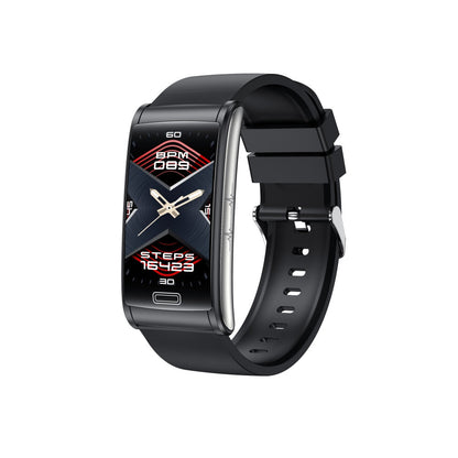 BCBEARSCOME BCE600 3-Kanal-EKG HRV Blutzucker Blutdruck Blutsauerstoff Schlaferkennung HD Bluetooth Smart Armband