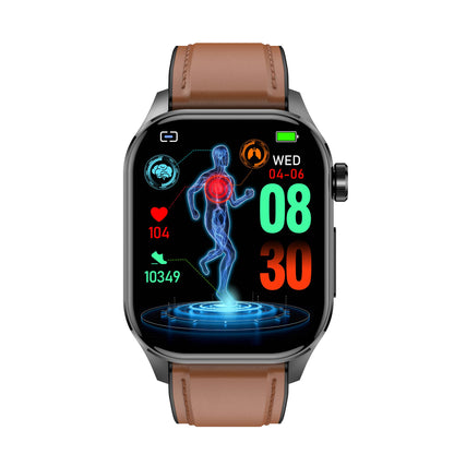 Zleganz EKG/EKG Blutzucker Blutdruck Anruf Intelligentes Gesundheitsmanagement Smart Watch