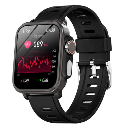 Zleganz 2025 Blutzucker Blutdruck Herzfrequenz Blutsauerstoff Schlafüberwachung Wasserdichte Smartwatch