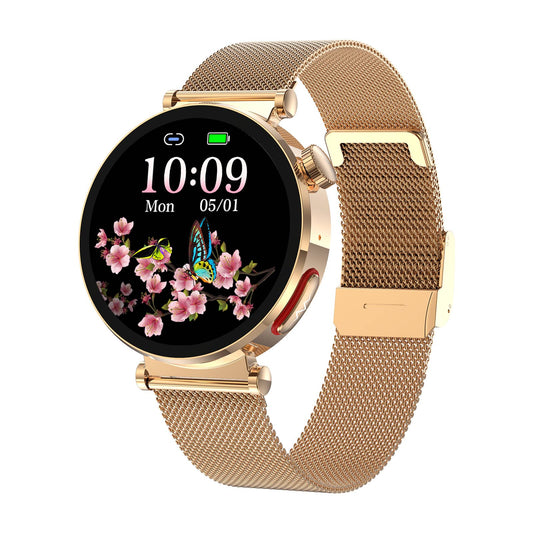 Zleganz Blutzucker Blutdruck Blutsauerstoffüberwachung Damen Smart Watch