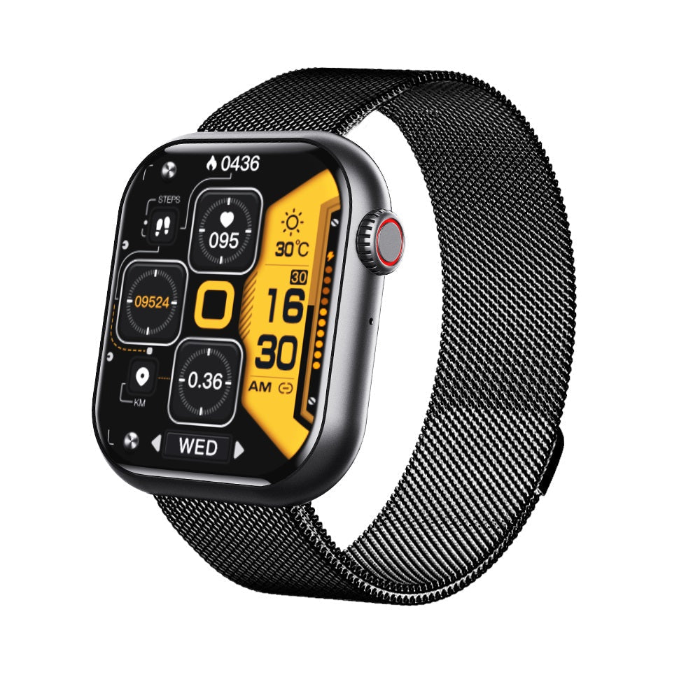 Zleganz 2025 Blutzucker Blutdruck Herzfrequenz Blutsauerstoff Schlafüberwachung Wasserdichte Smartwatch