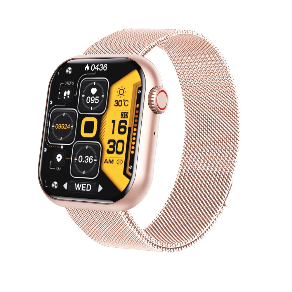 Zleganz 2025 Blutzucker Blutdruck Herzfrequenz Blutsauerstoff Schlafüberwachung Wasserdichte Smartwatch