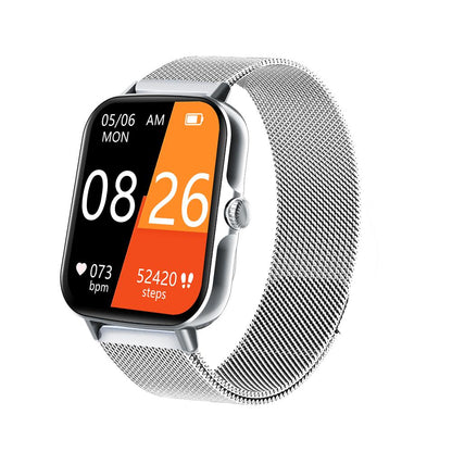 Zleganz Blutdruck Blutsauerstoff Blutzucker Überwachung Bluetooth Sprechen Musik abspielen Gesundheit Wasserdichte Smartwatch
