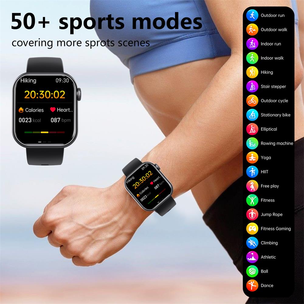 ZLEGANZ F57 Blutzucker Blutdruck Herzfrequenz Blutsauerstoff Schlafüberwachung Wasserdichte Smartwatch