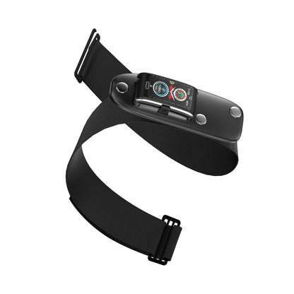 BCBEARSCOME BCE600 3-Kanal-EKG HRV Blutzucker Blutdruck Blutsauerstoff Schlaferkennung HD Bluetooth Smart Armband