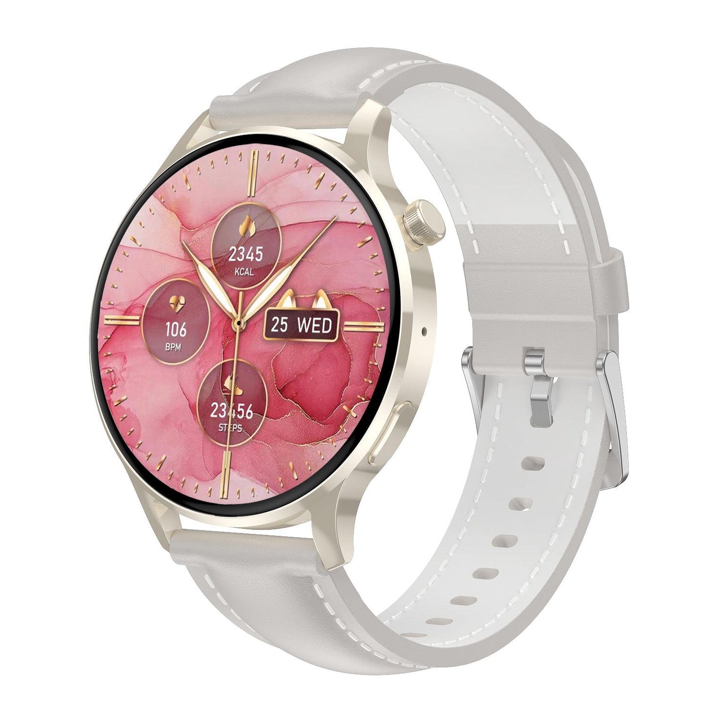 Zleganz Blutdruck Blutsauerstoff Blutzucker Überwachung Bluetooth Sprechen Musik abspielen Gesundheit Wasserdichte Smartwatch