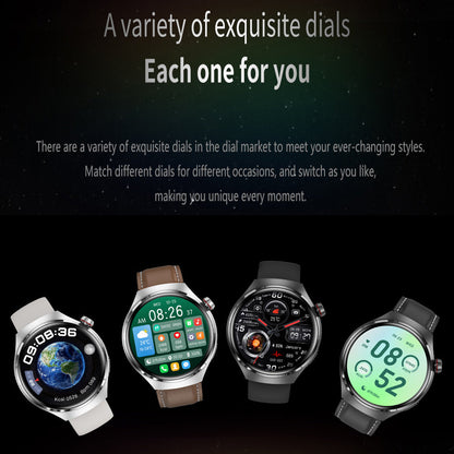 Hochwertiges GT4 Pro Smartwatch Männer: IP68 NFC GPS Tracker, AMOLED 360*360 HD Bildschirm, Herzfrequenz, Bluetooth-Anruf | Limitierte Auflage