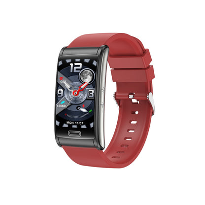 BCBEARSCOME BCE600 3-Kanal-EKG HRV Blutzucker Blutdruck Blutsauerstoff Schlaferkennung HD Bluetooth Smart Armband