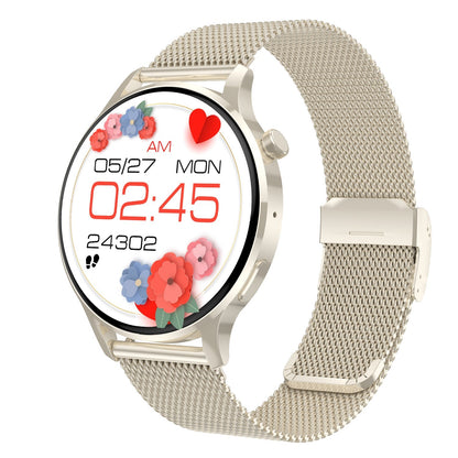 Zleganz Blutdruck Blutsauerstoff Blutzucker Überwachung Bluetooth Sprechen Musik abspielen Gesundheit Wasserdichte Smartwatch