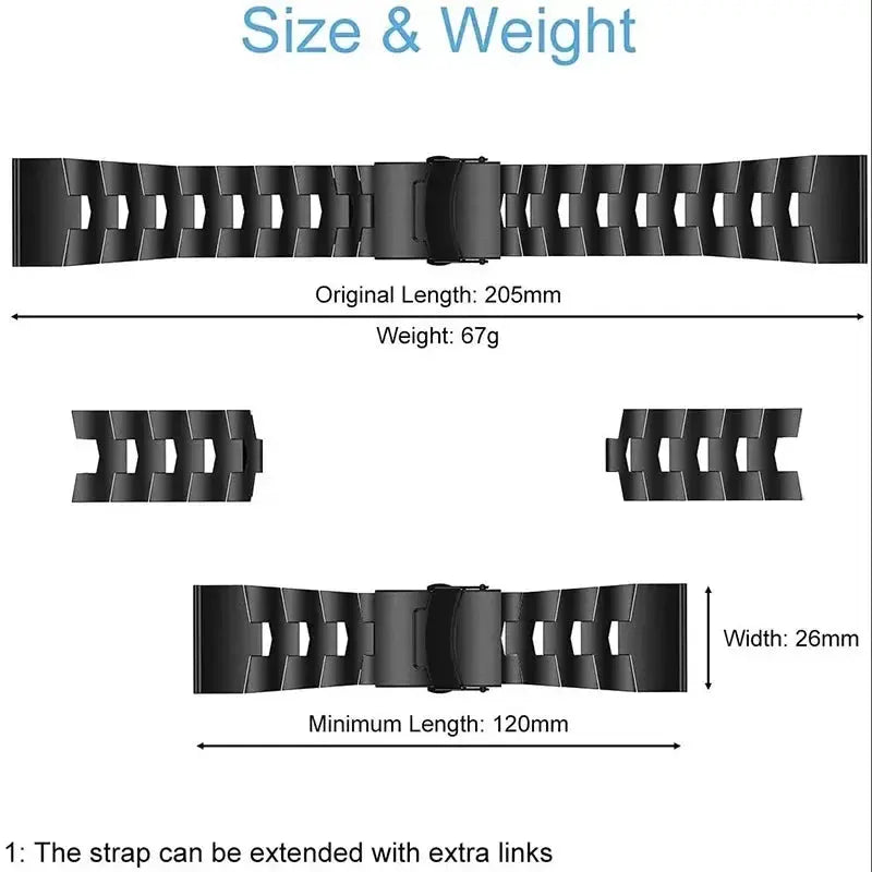 UltraTech Titanarmband für Garmin-Uhr, 22 mm, 26 mm