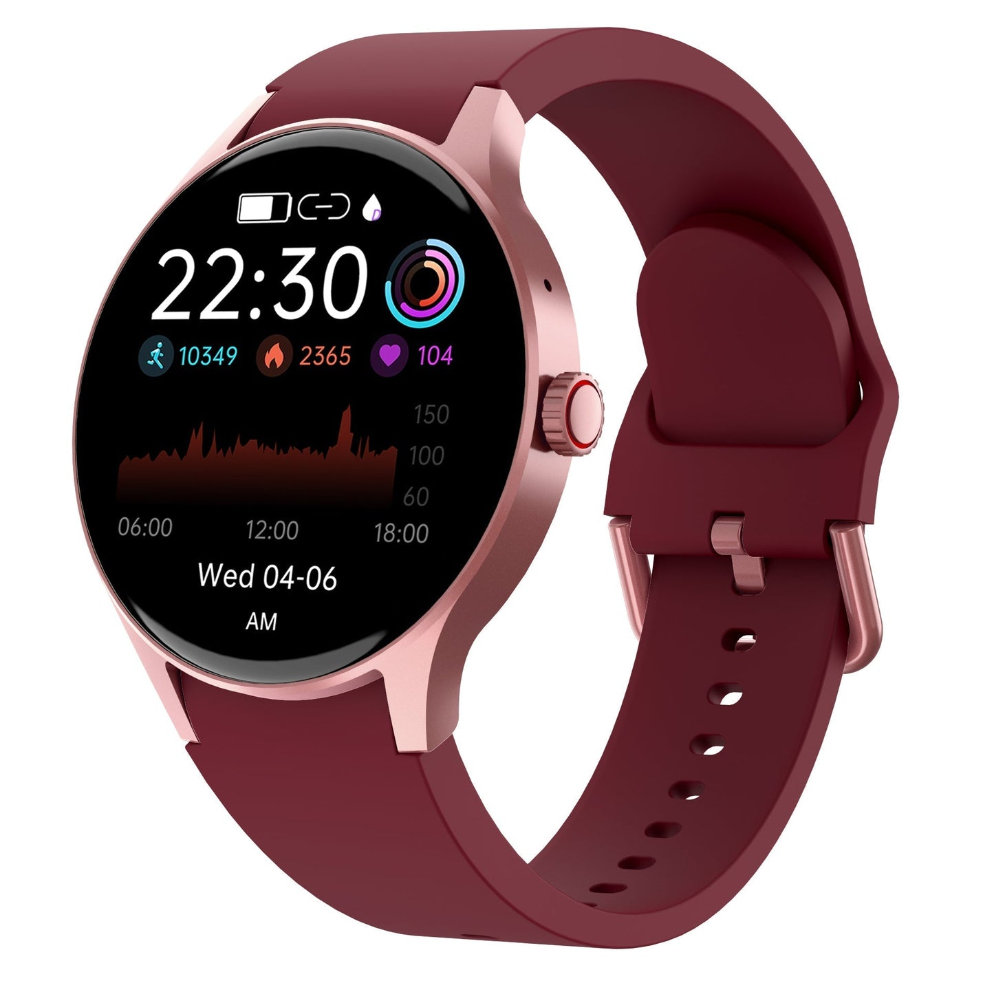 Zleganz 2025 Blutzucker Blutdruck Herzfrequenz Blutsauerstoff Schlafüberwachung Wasserdichte Smartwatch