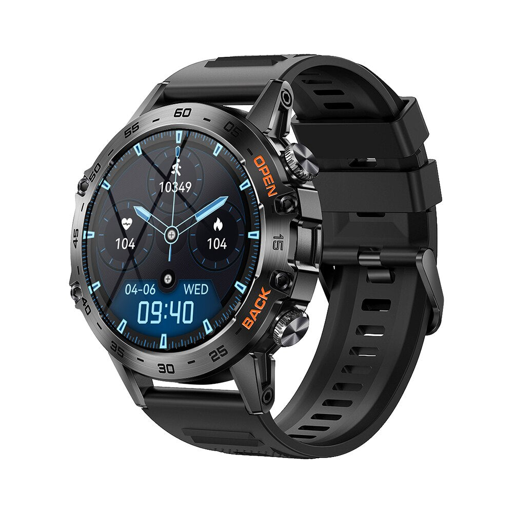 Luxus 1.39" Bluetooth Anruf Smartwatch Männer Sport Fitness Uhren | IP68 Wasserdichte Smartwatch für Xiaomi Android iOS K52 - Smartwatch, Sport, Fitness, wasserdicht