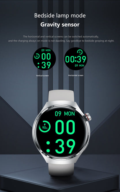 Hochwertiges GT4 Pro Smartwatch Männer: IP68 NFC GPS Tracker, AMOLED 360*360 HD Bildschirm, Herzfrequenz, Bluetooth-Anruf | Limitierte Auflage