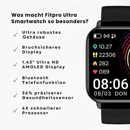 Fitpro Ultra Smartwatch für iOS/Android Handys