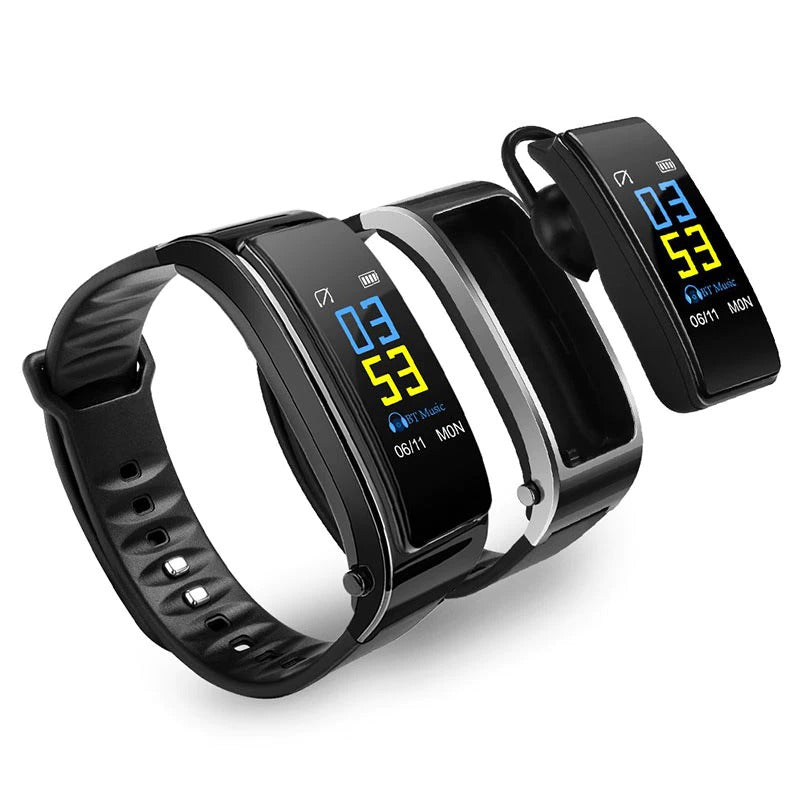 ZLEGANZ™ 2-in-1 Smart Watch Armband mit Bluetooth-Kopfhörern